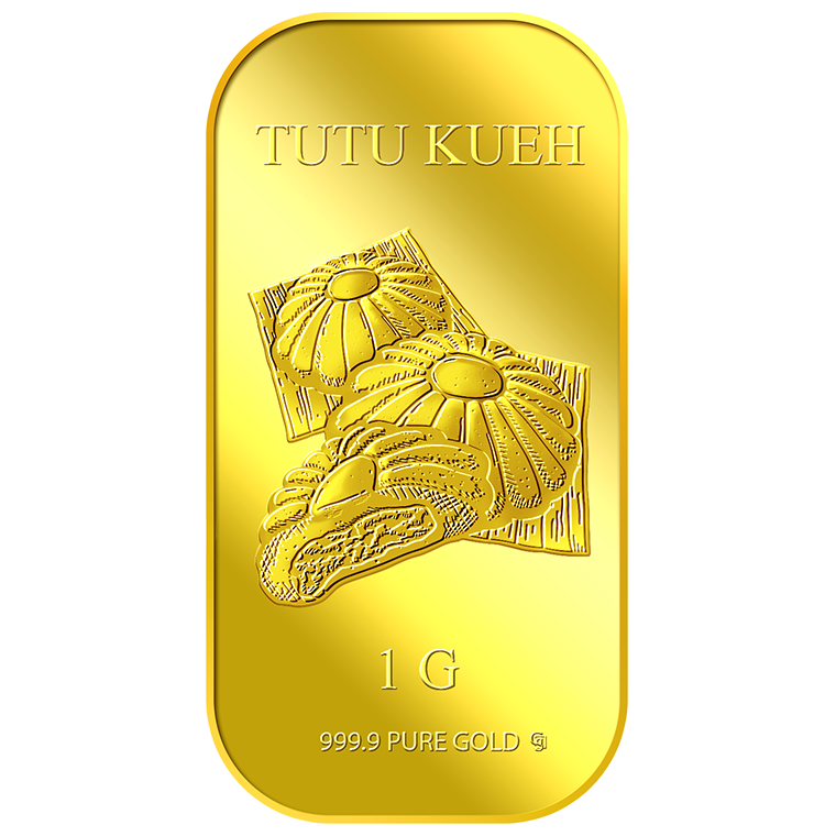 1g Tutu Kueh Gold Bar