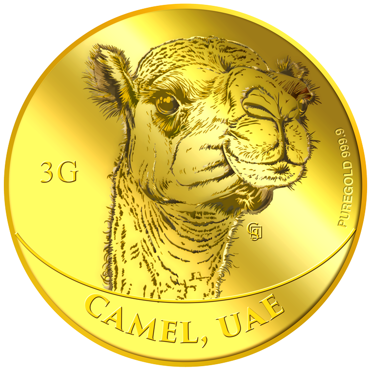 3g Camel, UAE Gold Medallion