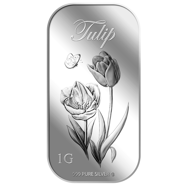 1g Tulip (Series 2) Silver Bar