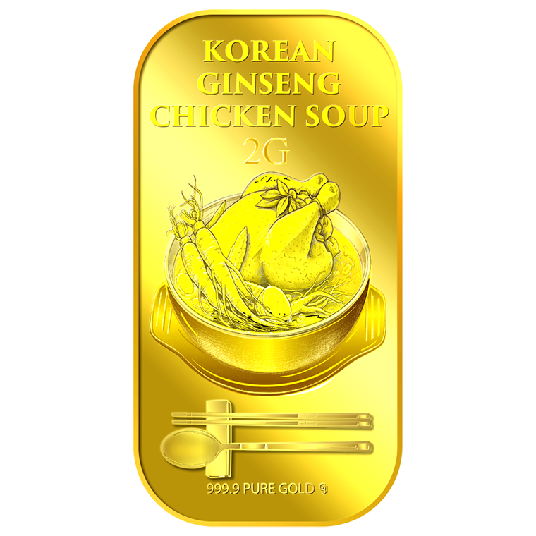 2g Korean Ginseng Chicken Soup Gold Bar